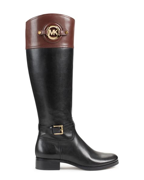 two tone michael kors boots|michael kors leather platform boots.